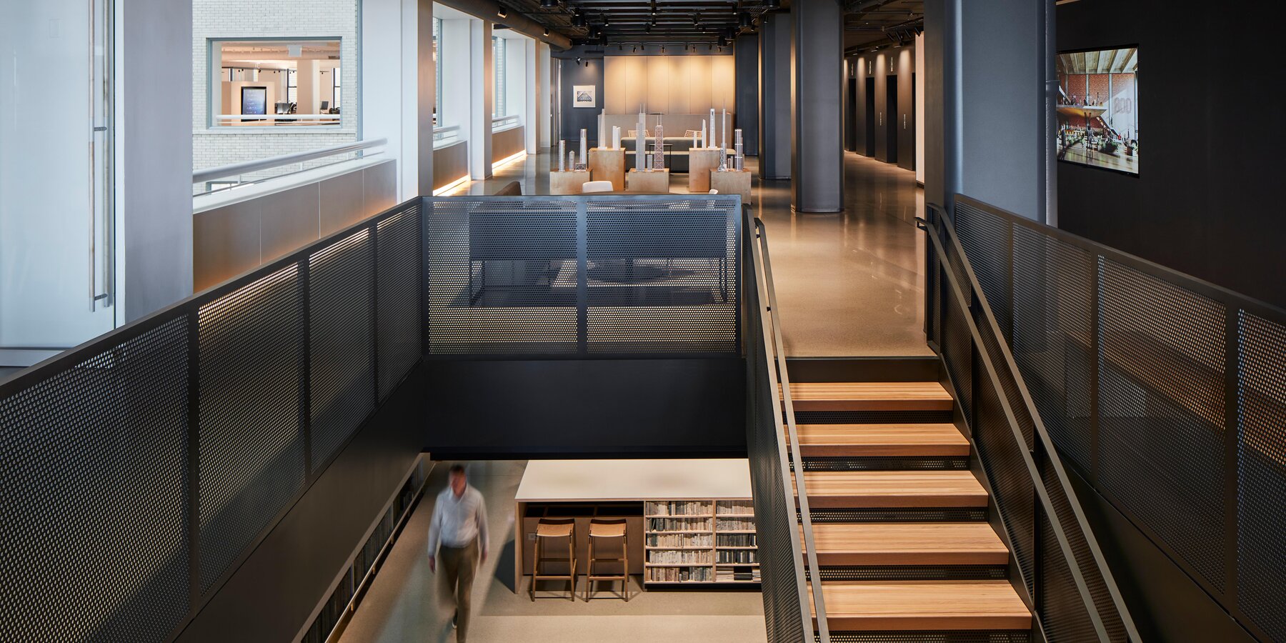 星空官网入口商业办公室装修 - Skiddmore、Owings & Merrill 内部渲染