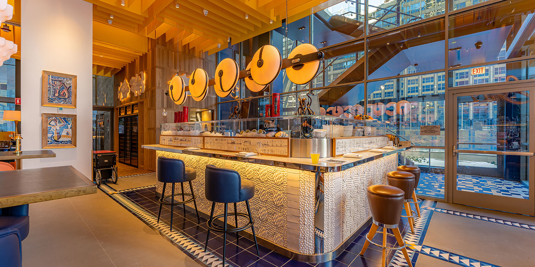 芝加哥豪华餐厅建筑 - THINK FOOD GROUP BAR MAR