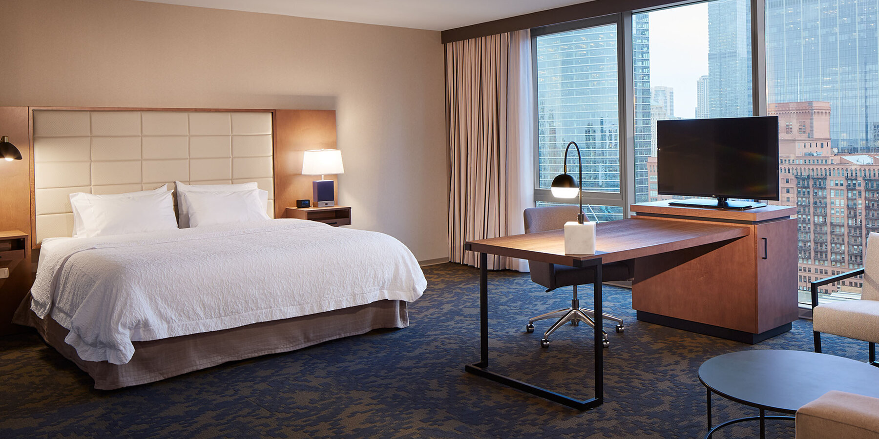 芝加哥星空综合体育官网建设 - 汉普顿星空综合体育官网及霍姆伍德套房客房