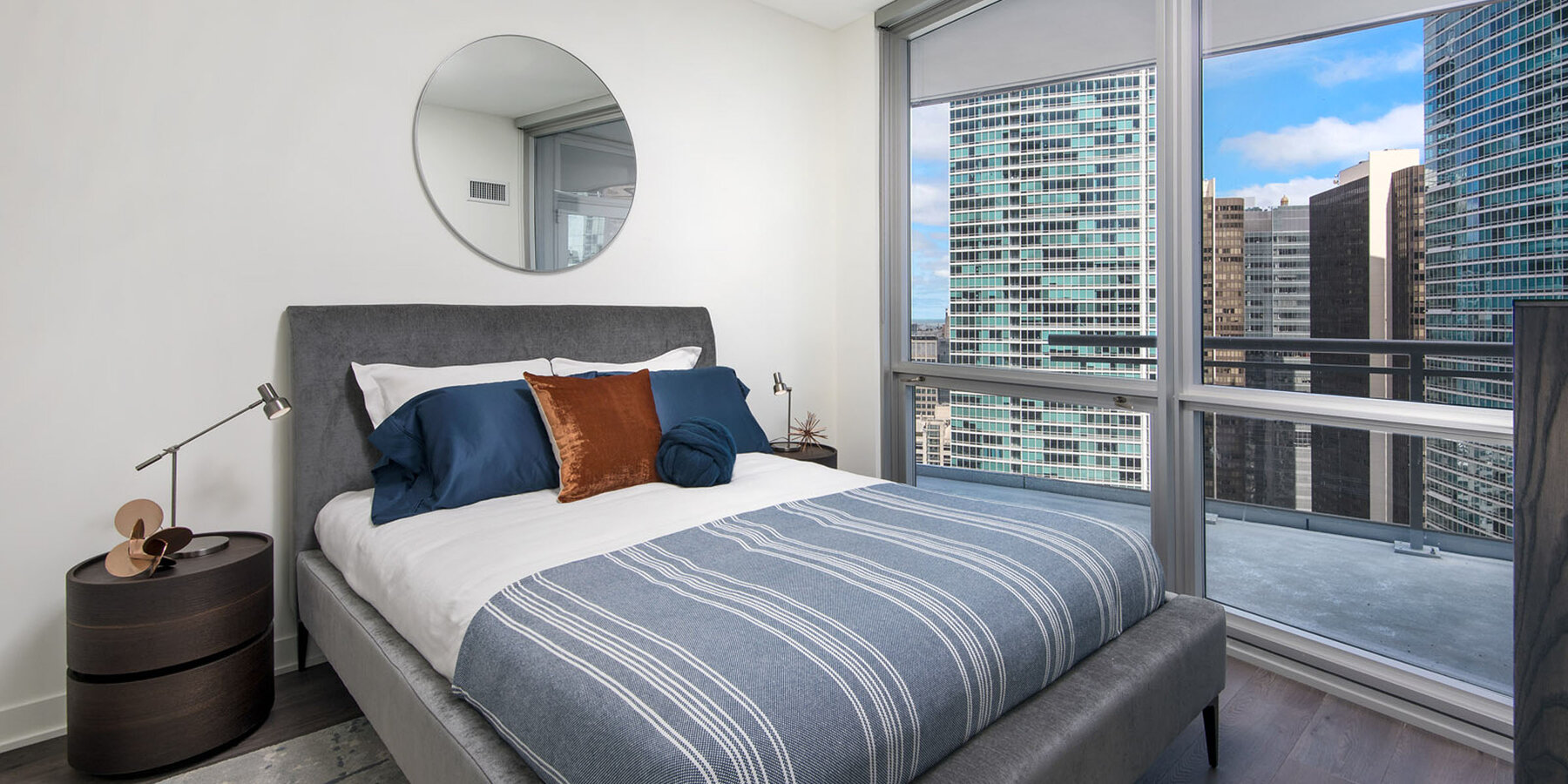 星空xk大楼星空xk公司 - 465 North Park 卧室窗户可欣赏天际线景观