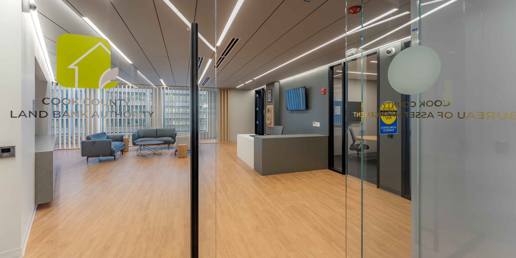 企业室内建筑芝加哥 - 库克县资产管理局大厅
