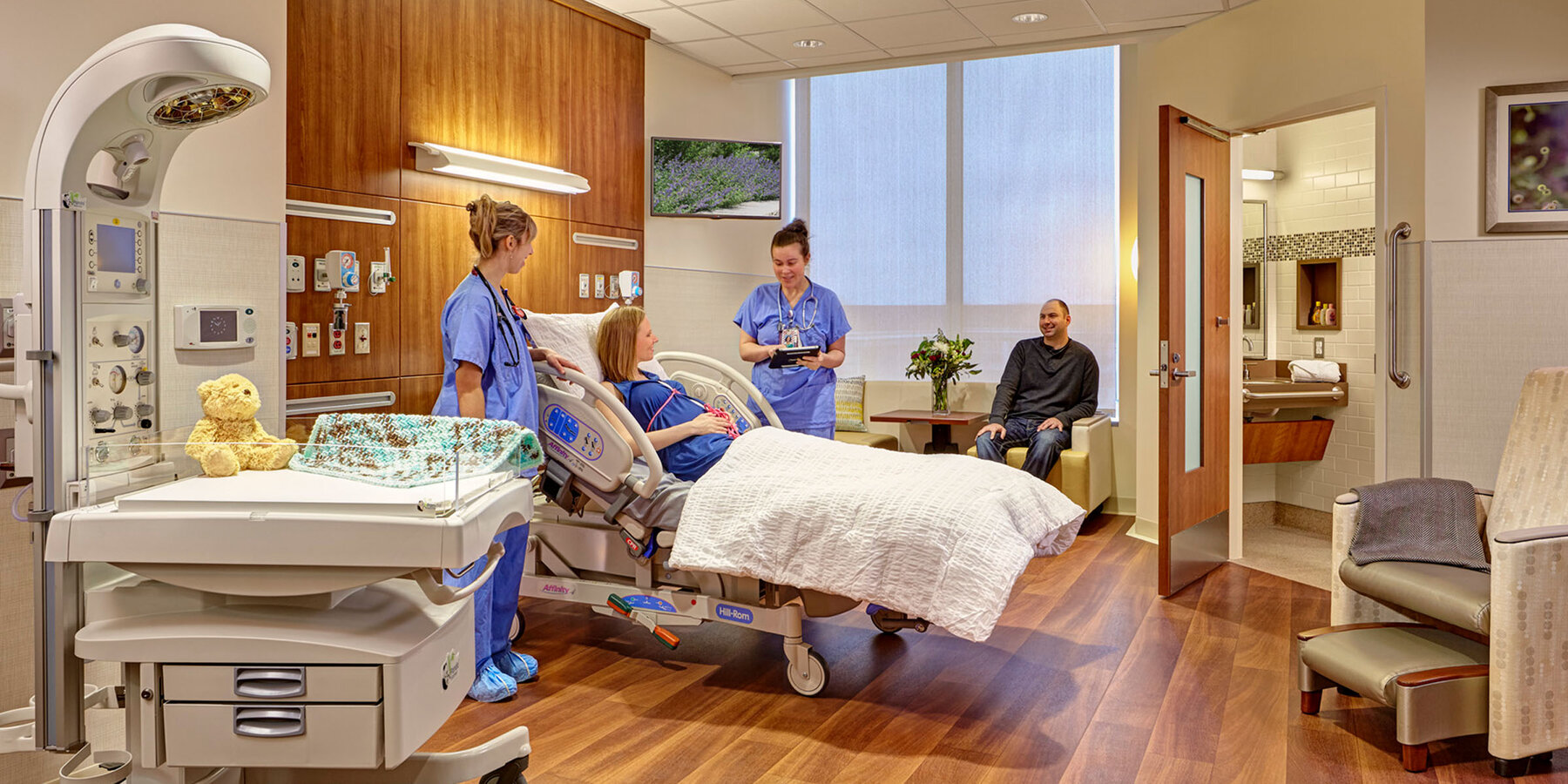 星空娱乐保健建设-倡导基督医院带婴儿床的病房