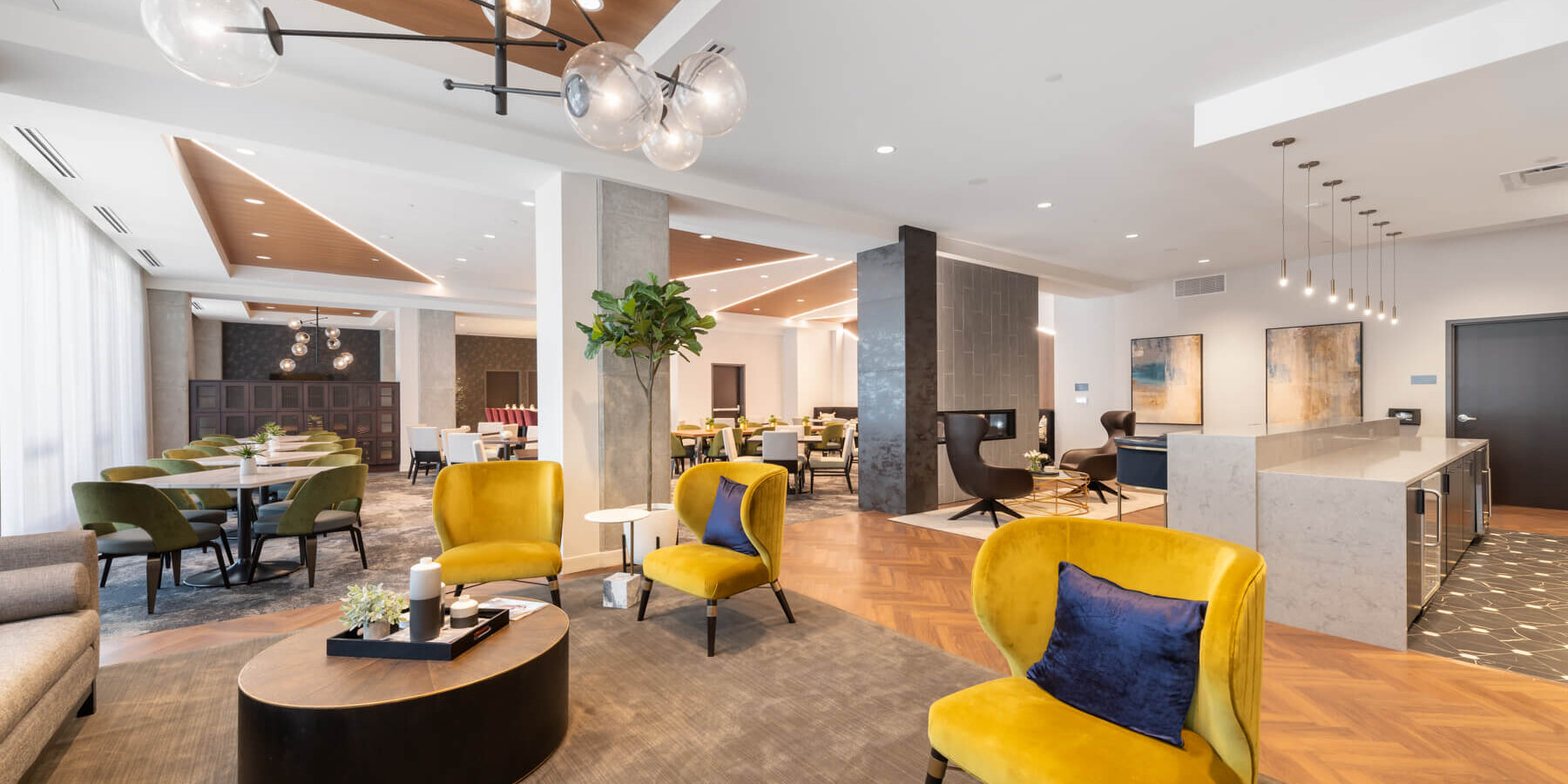 星空官方高级生活建筑 - Avidor Evanston 大堂座位