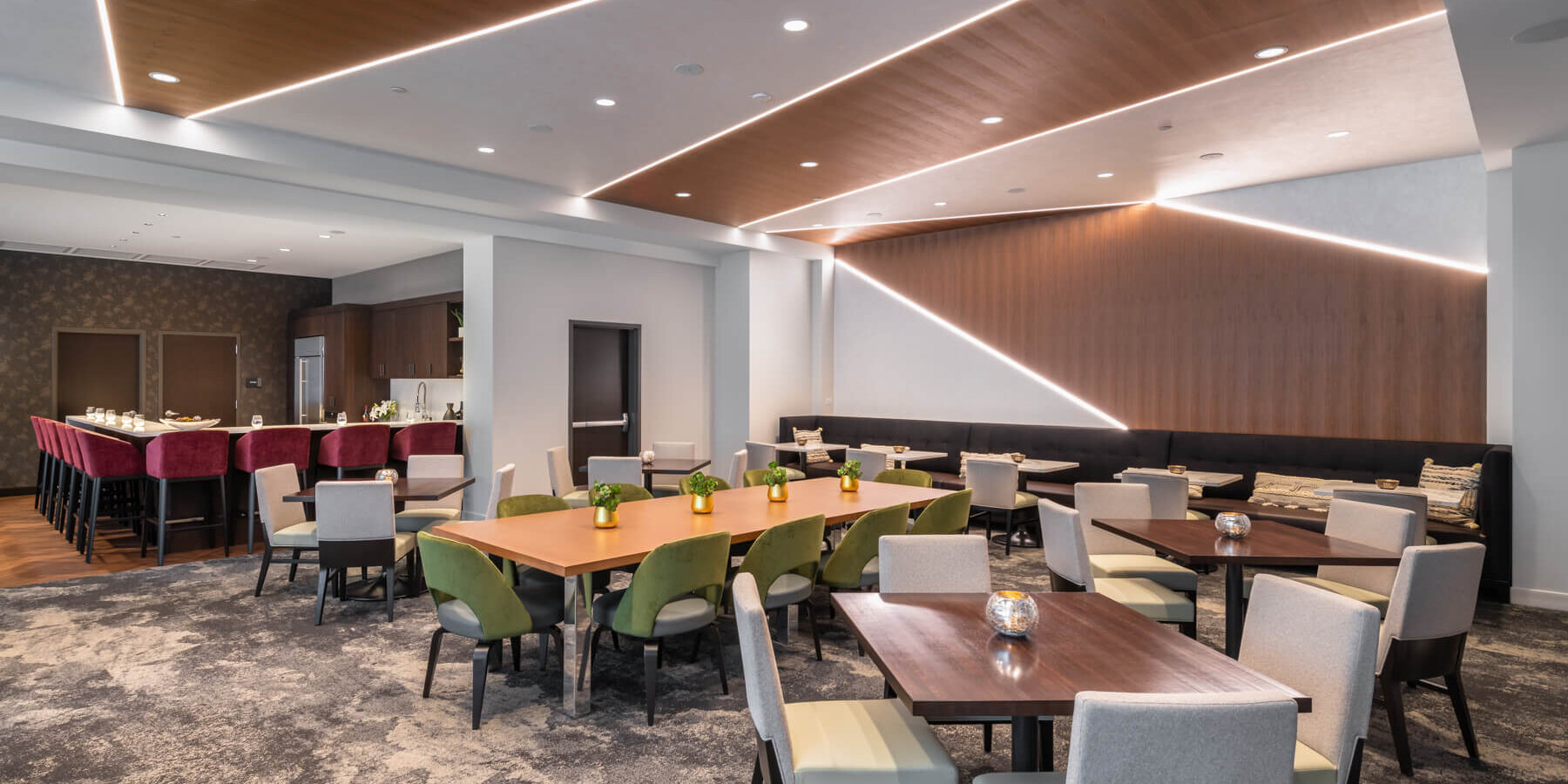 星空官方高级生活建筑 - Avidor Evanston 就餐区