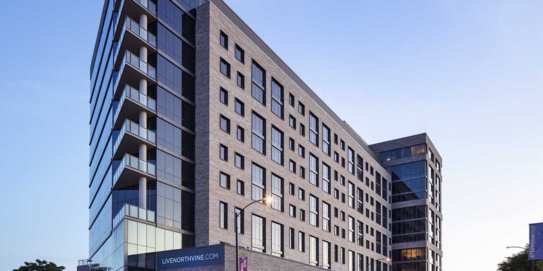 星空娱乐公寓综合体建筑 - NORTH+VINE 公寓外观