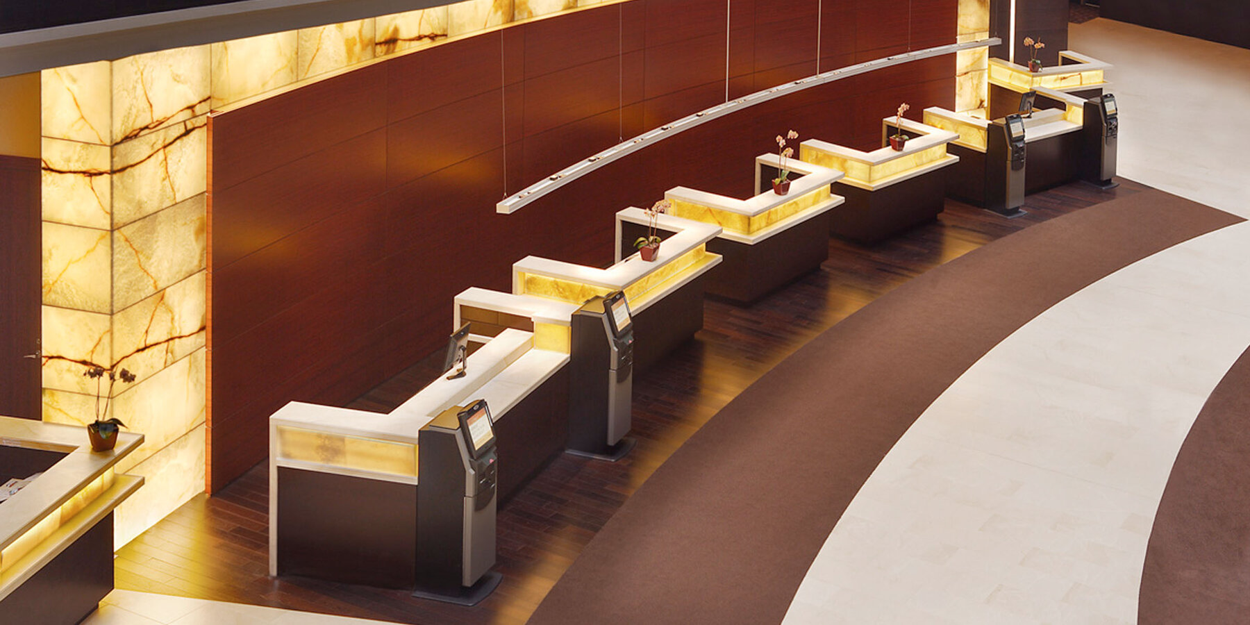 星空xk建设和装修 - 奥黑尔凯悦星空xk大堂接待区