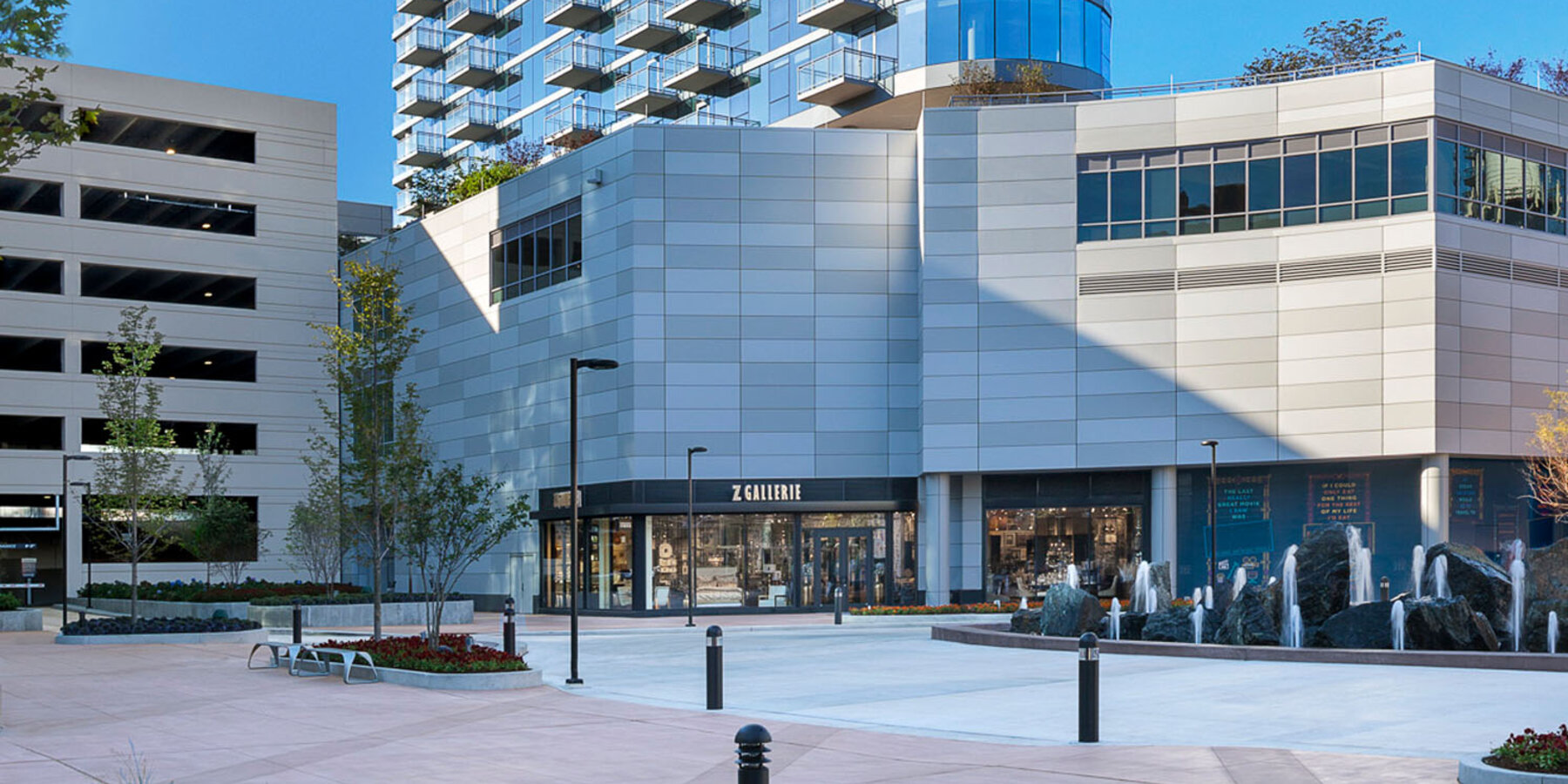 星空官方零售中心建设-星空官方芝星空官方住宅楼垂直视图