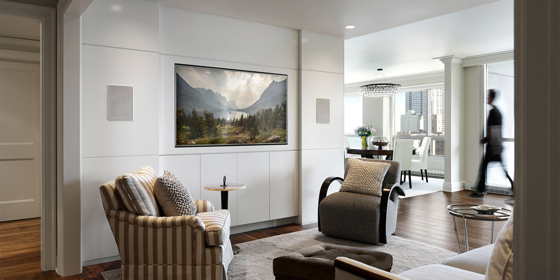 xk星空豪华住宅建筑商 - 250 E Pearson 客厅座位