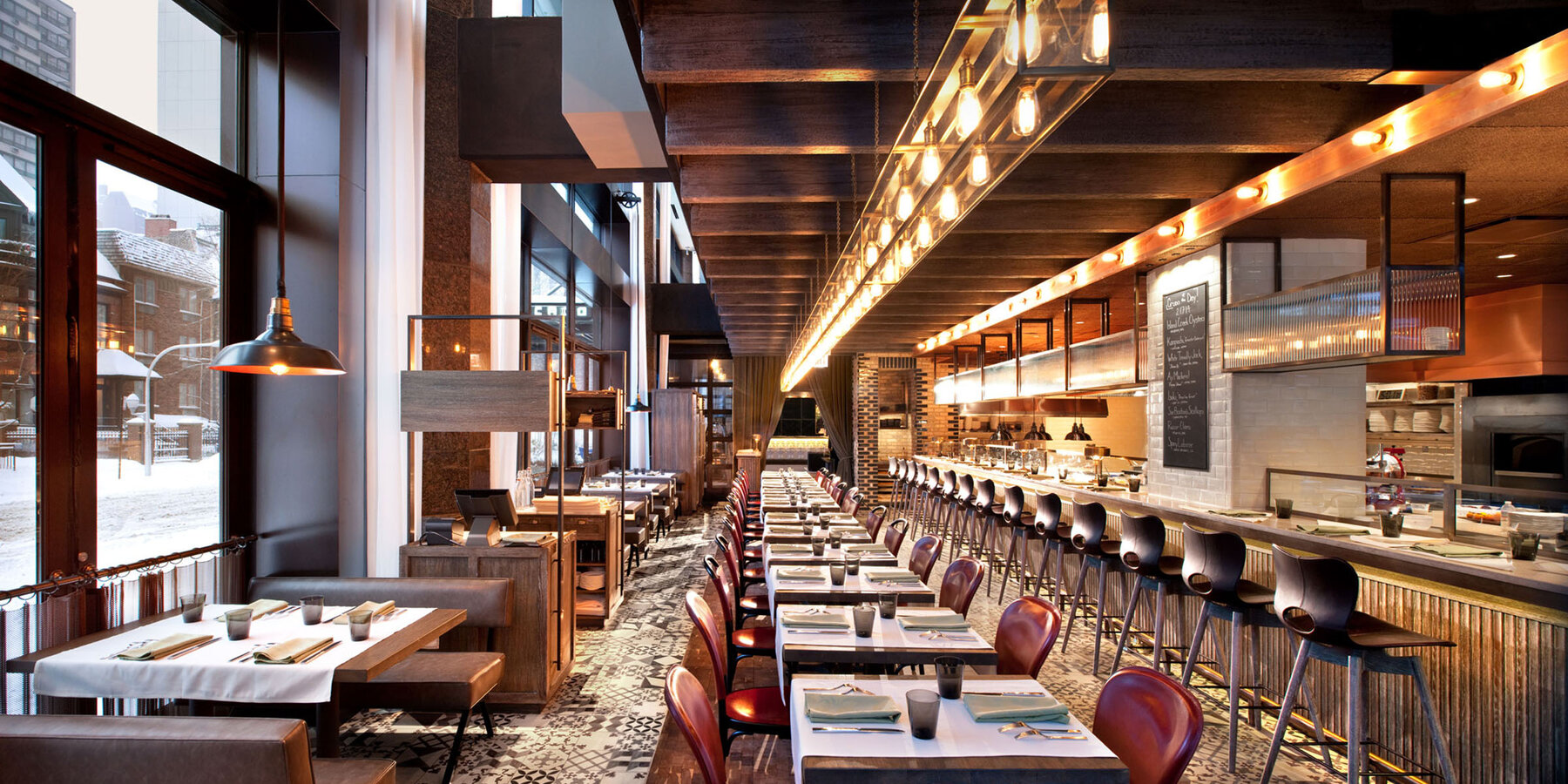 豪华星空综合体育官网建设|芝加哥汤普森星空综合体育官网 Nico Osteria 餐厅