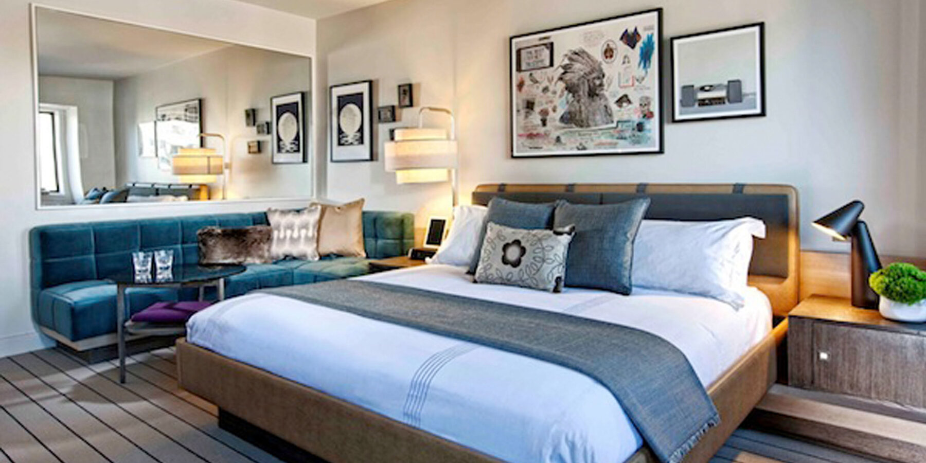 豪华星空综合体育官网建设|芝加哥汤普森星空综合体育官网特大号床客房