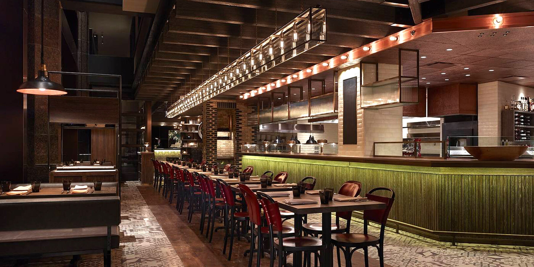 芝加哥豪华餐厅建设 - Nico Osteria 餐厅