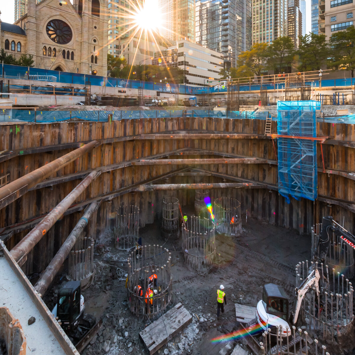 一座芝加哥围堰