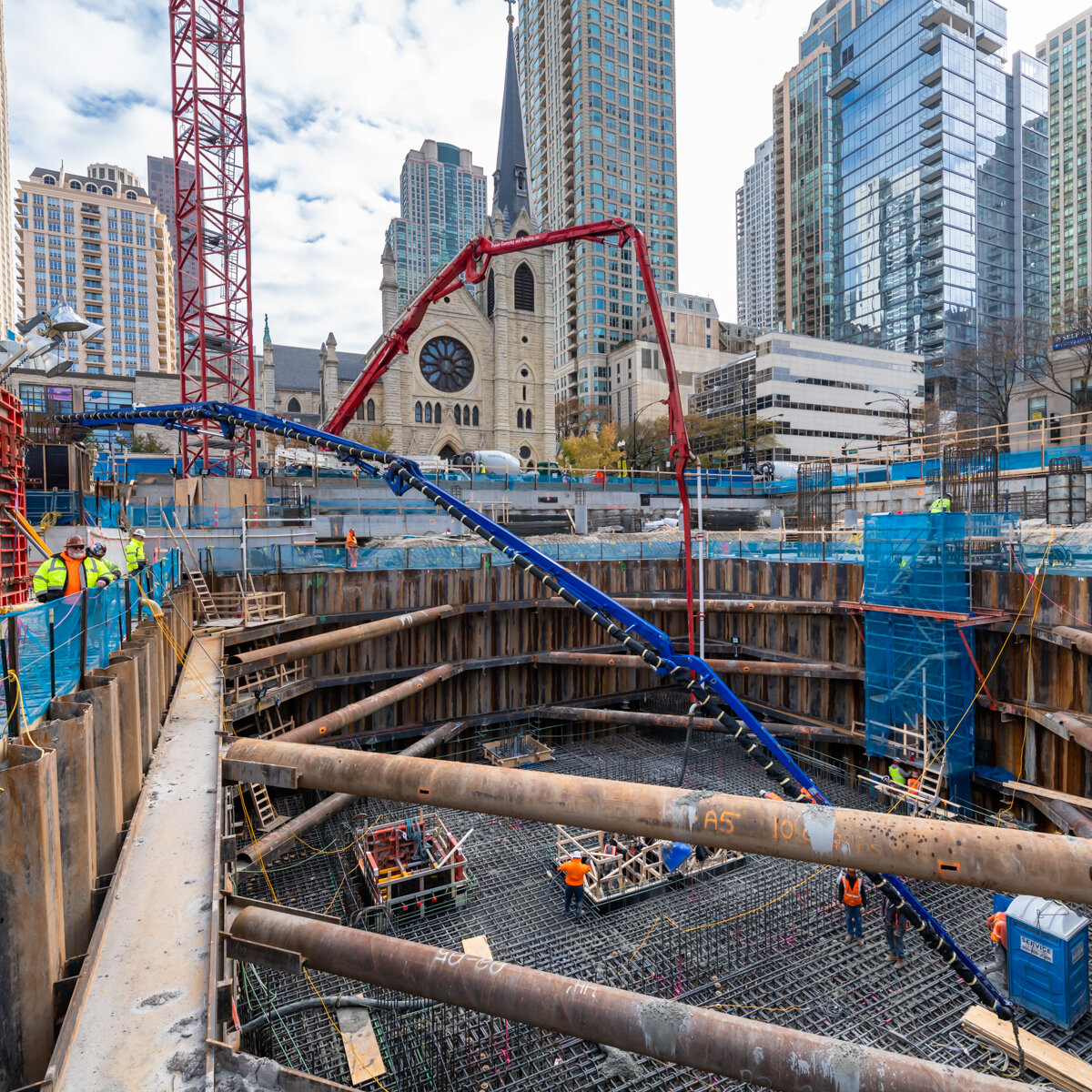 一次芝加哥混凝土浇筑